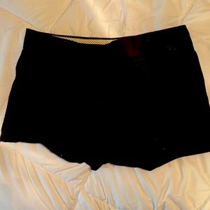 Black J crew shorts